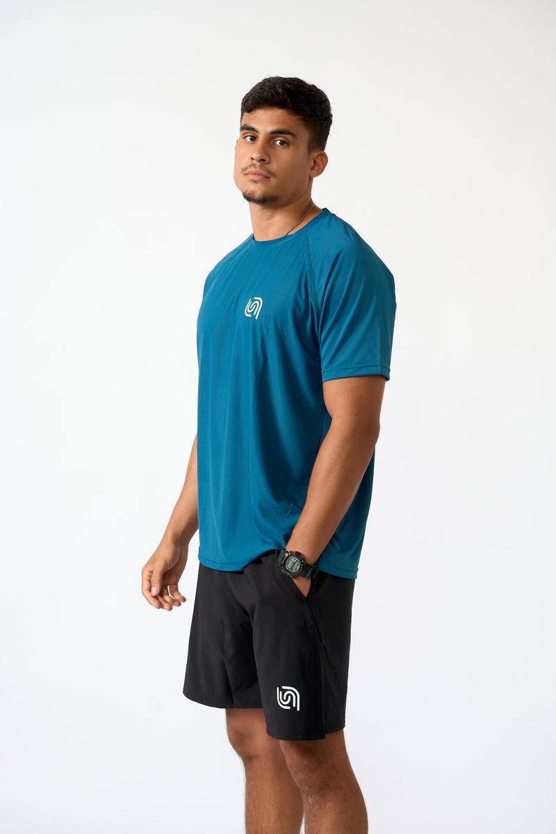 Beyond Men's Steel blue essential T-shirt - Image 2